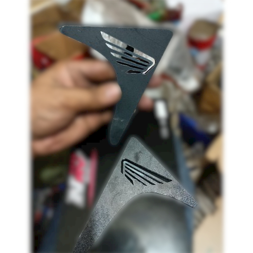 Jual Pemanis Sudut Rangka Depan CB Motif Sayap Honda Manisan Siku