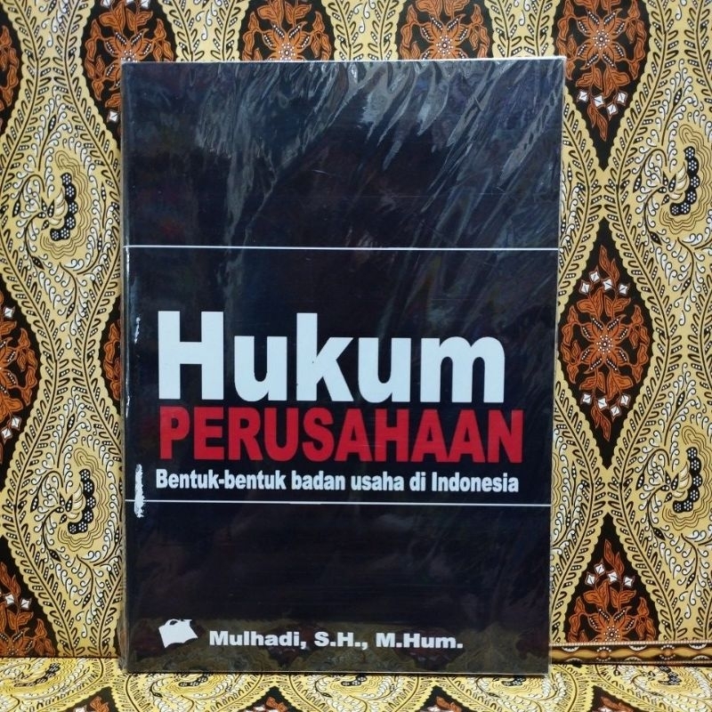 Jual Buku Hukum Perusahaan Bentuk Bentuk Badan Usaha Di Indonesia ...