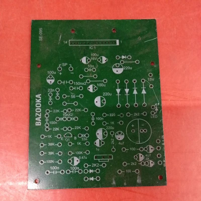 Jual pcb subwofer bazooka 200 w pmpo dc 12 v pakai ic la 4508 | Shopee ...