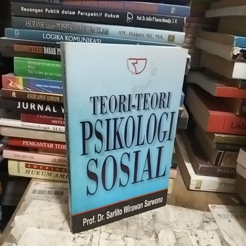 Jual TEORI TEORI PSIKOLOGI SOSIAL By Prof Dr Sarlito Wirawan Sarwono ...