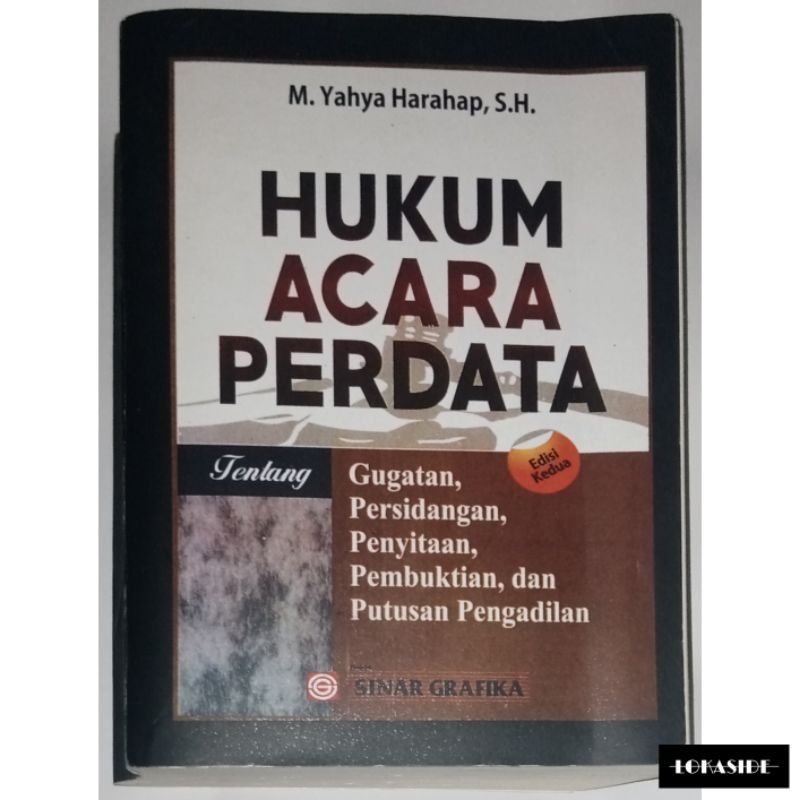 Jual Buku Hukum Acara Perdata - Yahya Harahap (Edisi Kedua) | Shopee ...