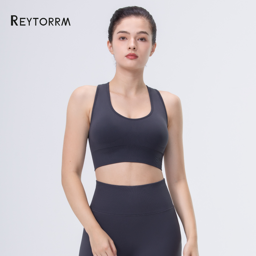 Jual Reytorrm LYCRA® Seamless Sport Bra Push Up BH Pakaian Olahraga ...