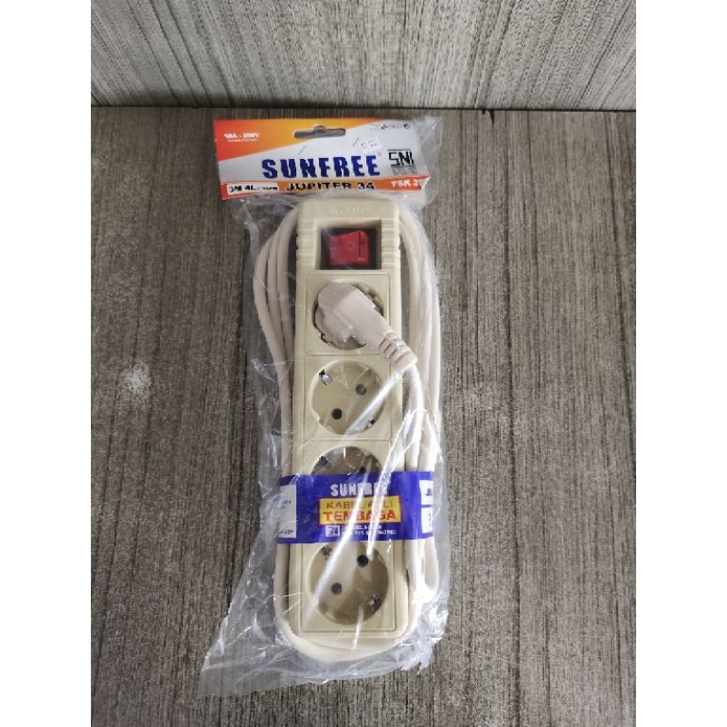 Jual KABEL OLOR JUPITER (SUNFREE) 4 LUBANG 3 METER | Shopee Indonesia