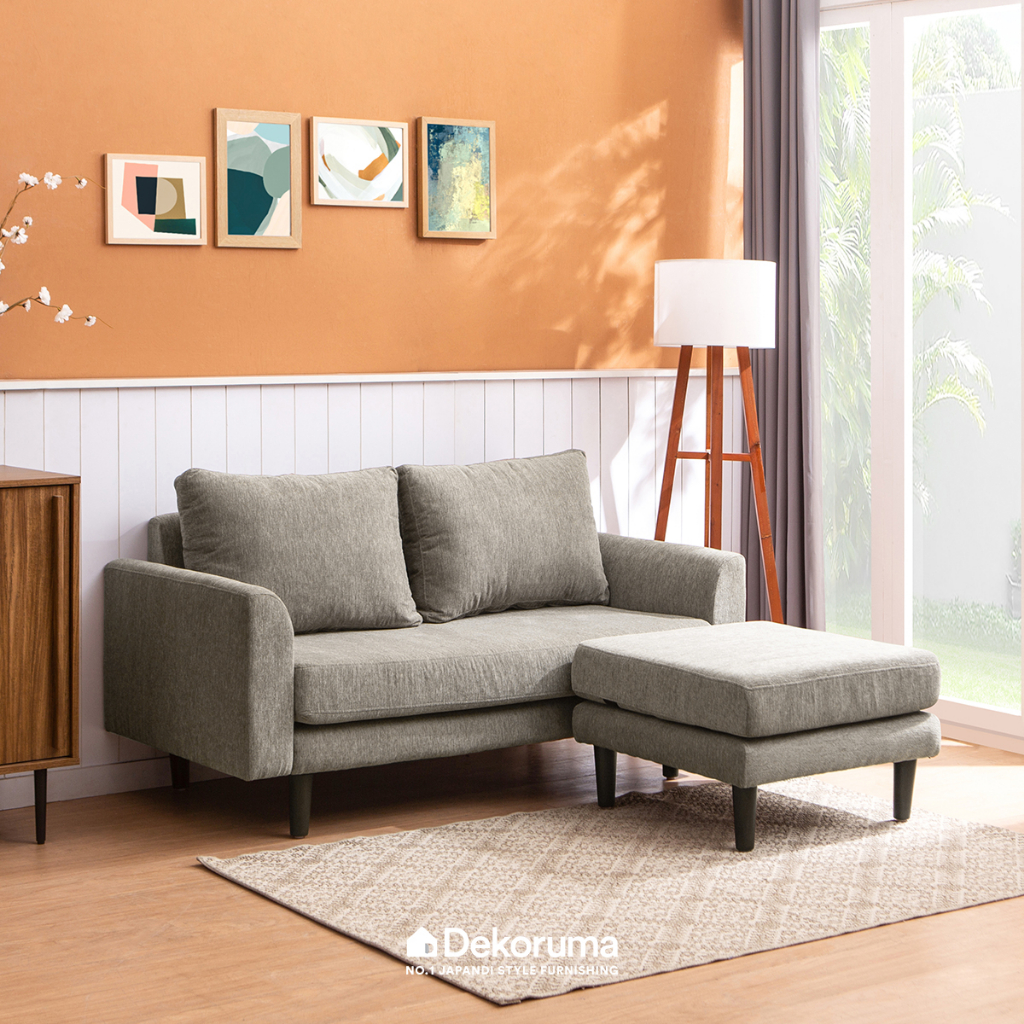 Jual Dekoruma NITTA Sofa Tamu L Minimalis Sofa Japandi Scandinavian