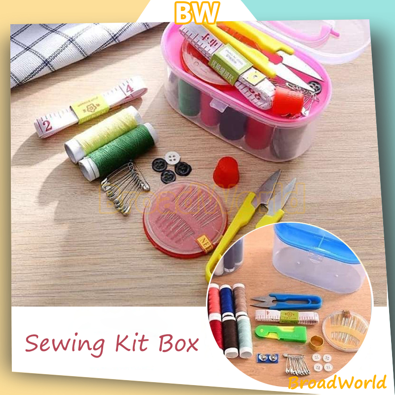 Jual Set Jarum Benang (Alat Jahit Darurat) / Set Alat Jahit Pera latan