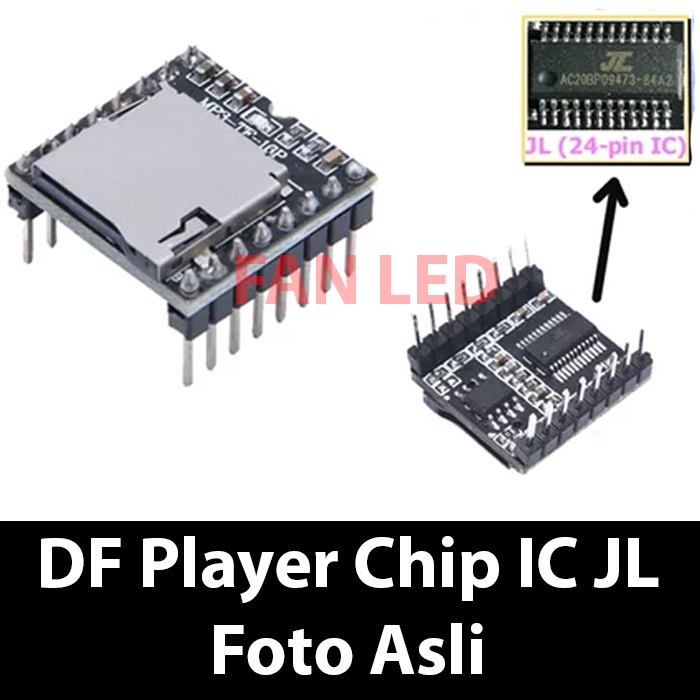 Jual DF player Mini Module Modul MP3 Player Arduino Audio Voice ...