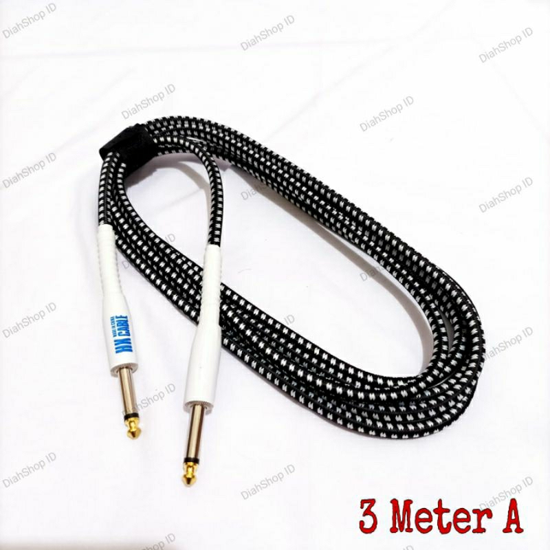 Jual Kabel Jack Gitar Dan Bass Akustik Elektrik Braided | Shopee Indonesia