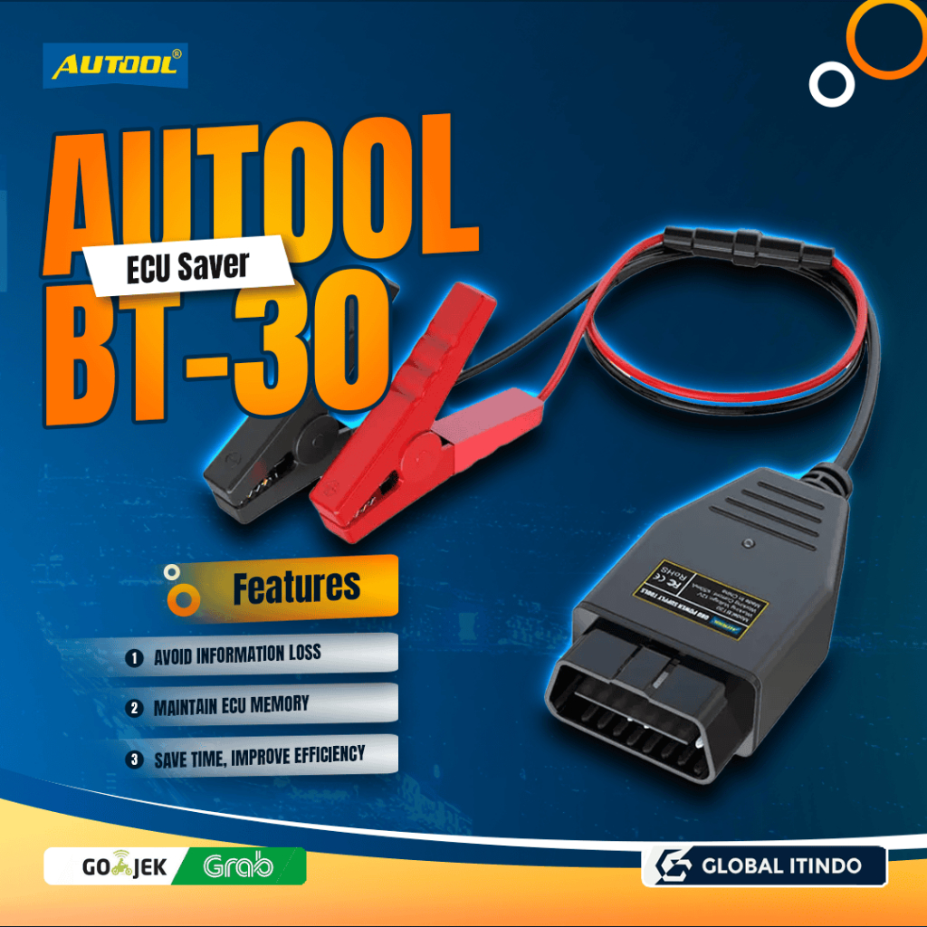 Jual Autool BT-30 ECU Saver OBD2 Alat Penyimpan Memori Power Supply ...