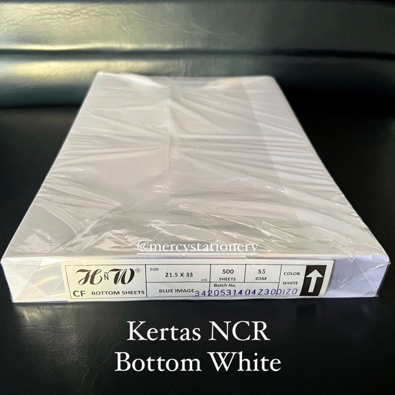 Jual Lembar Kertas Ncr Folio F Rainbow Hnw Cetak Nota Carbonless Paper Top White