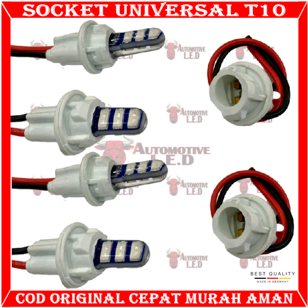 Jual Original Socket T Universal Fitting Lampu Sein Motor T Socket Bohlam Sein T Shopee