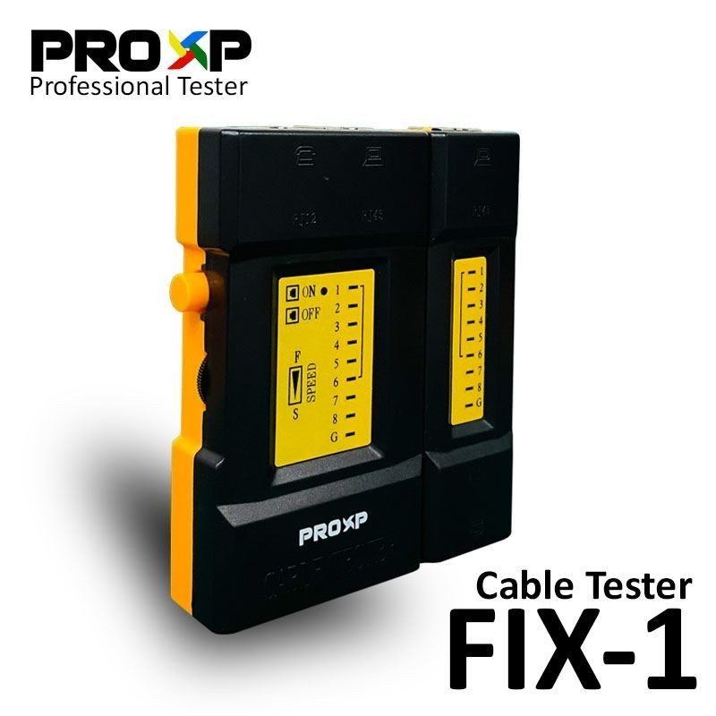 Jual Lan Tester Alat Penguji Kabel Lan RJ45 Rj11 Tester Lan PROXP FIX1