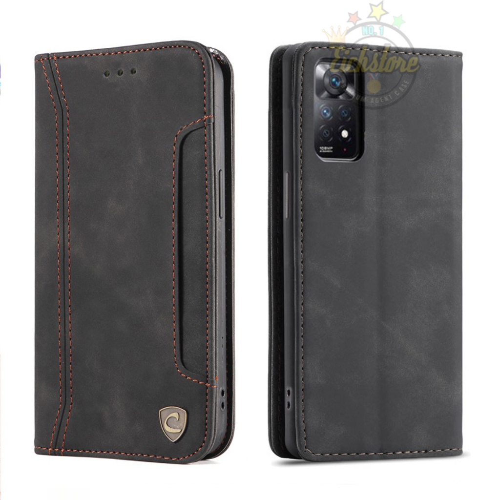 Jual Casing Xiaomi Redmi Note 11 Genuine Extra Slot Super Wallet Full ...