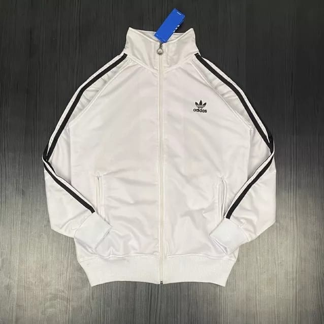 JAKET ADIDAS FIREBIRD CASUAL TRACKTOP PUTIH PREMIUM PRIA WANITA SPORTY JAKET SPORT JAKET OLAHRAGA JAKET ADIDAS TRACTOP