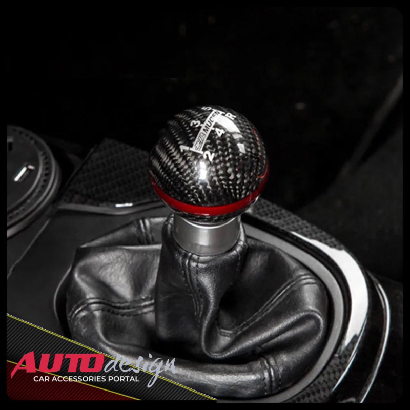 Jual Mugen Gear Shift Knob Mobil Carbon Fiber Glossy Premium Shopee