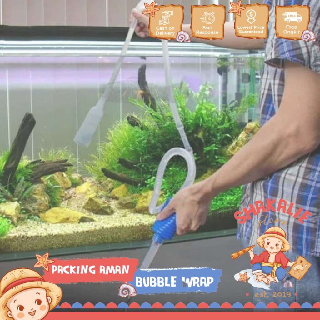 Jual Aquarium Cleaner Pump Sifon Selang Penguras Air Akuarium