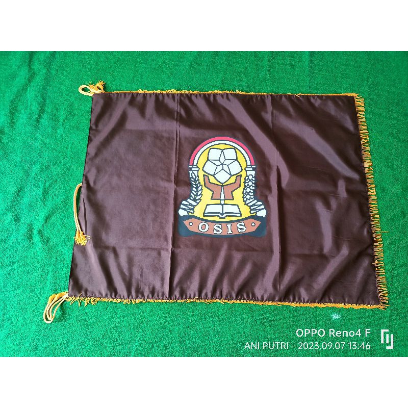 Jual Bendera OSIS SMA besar 110 x 80 cm rumbai kuning | Shopee Indonesia