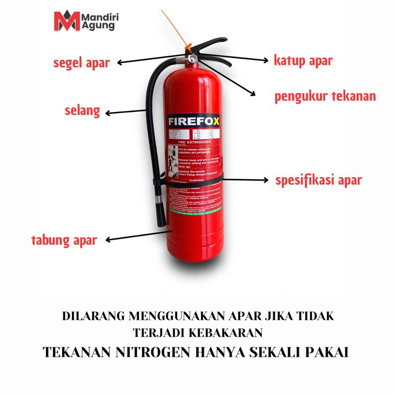 Jual APAR 6KG/FIRE EXTINGUISHER/Alat Pemadam Api Ringan | Shopee Indonesia