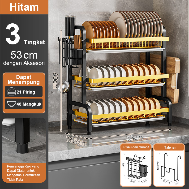 Jual Rak Dapur Nordic Style Rak Wastafel Rak Piring dan Peralatan Dapur ...