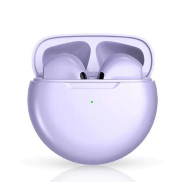 KLT Headset Bluetooth 5.3 Pro 6 TWS Mini Sport Wireless Earpud HiFi Sound Headphone Tahan Air