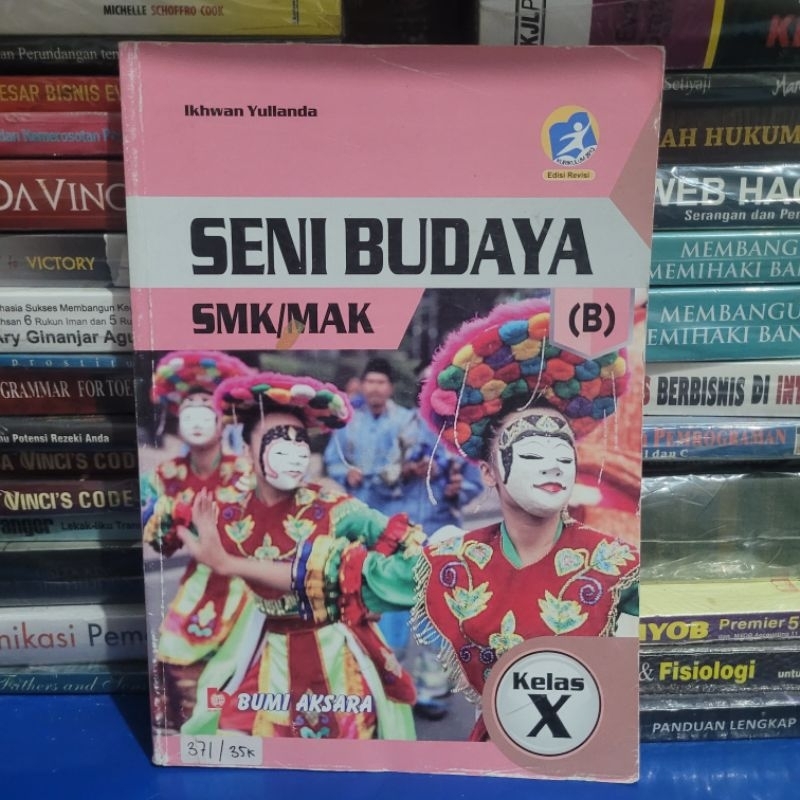 Jual BUKU BEKAS BUMI AKSARA - SENI BUDAYA KELAS 1 SMK K13 REVISI ...