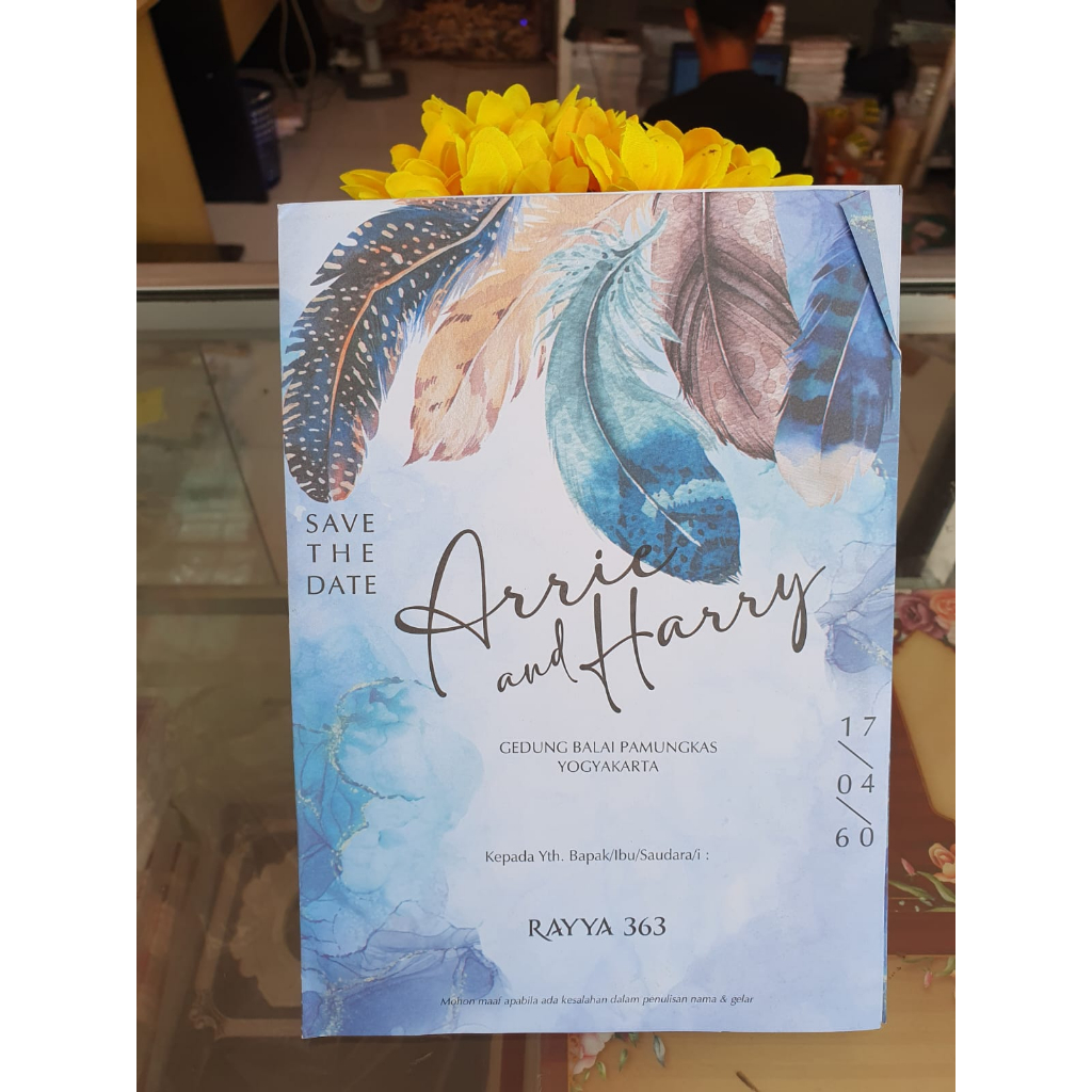 Jual Blangko undangan atau kertas undangan pernikahan bisa untuk khitan ...