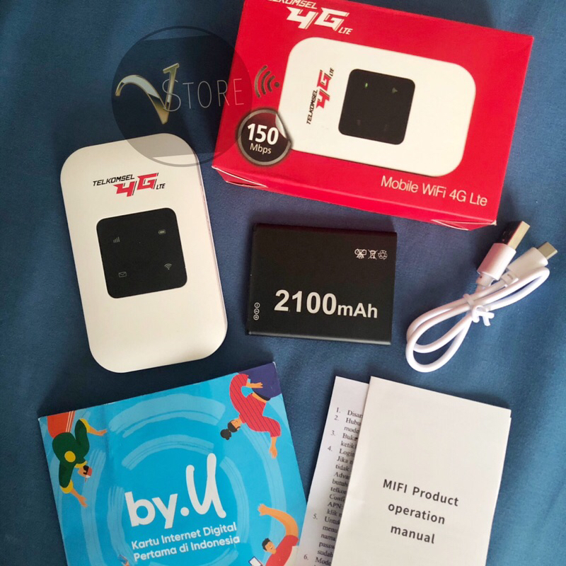 Jual Modem WiFi TELKOMSEL 4G LTE UNLOCK ALL OPERATOR MiFi FREE KARTU