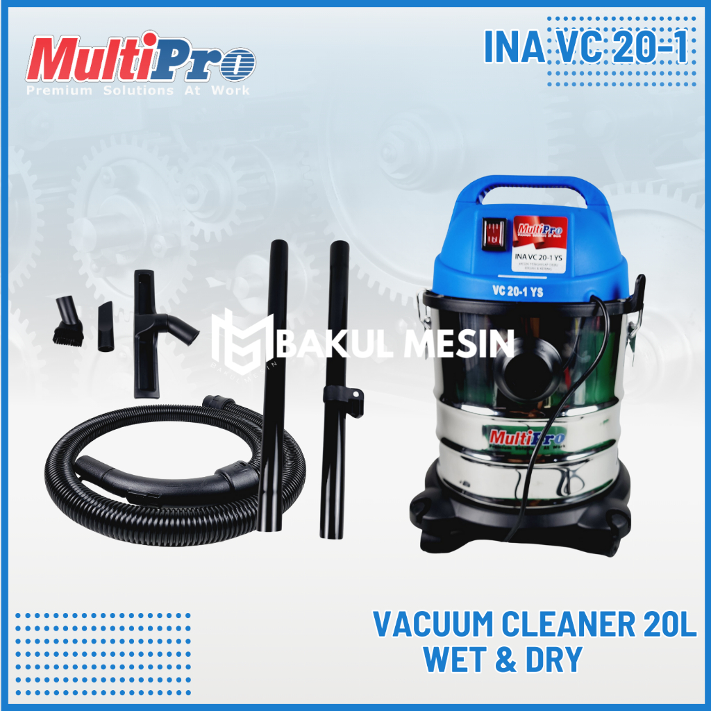 Jual vacuum vacum cleaner 20L MULTIPRO VC 20-1 YS penghisap debu VC20 ...