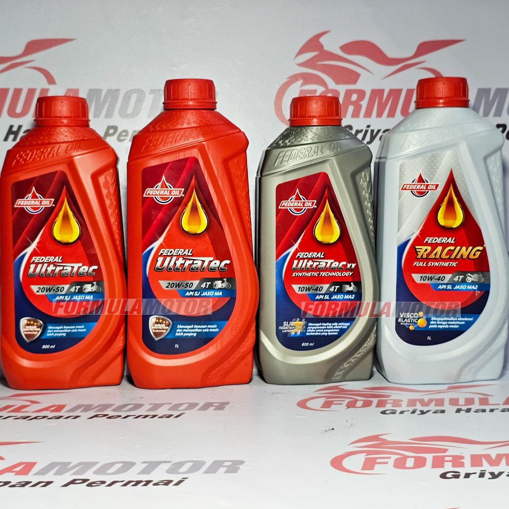 Jual Oli Federal 4T Manual All Series (Ultratec, Racing, XX) Oli Mesin ...
