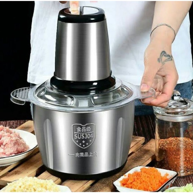 Jual Chopper Blender daging penggiling Meat Blender Elektrik Stainless
