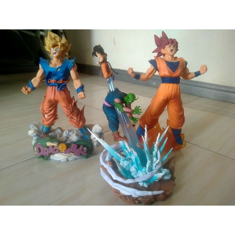 Jual Jual Borongan Piccolo Vs Kid Goku, Goku Ssj God,goku Ssj | Shopee ...