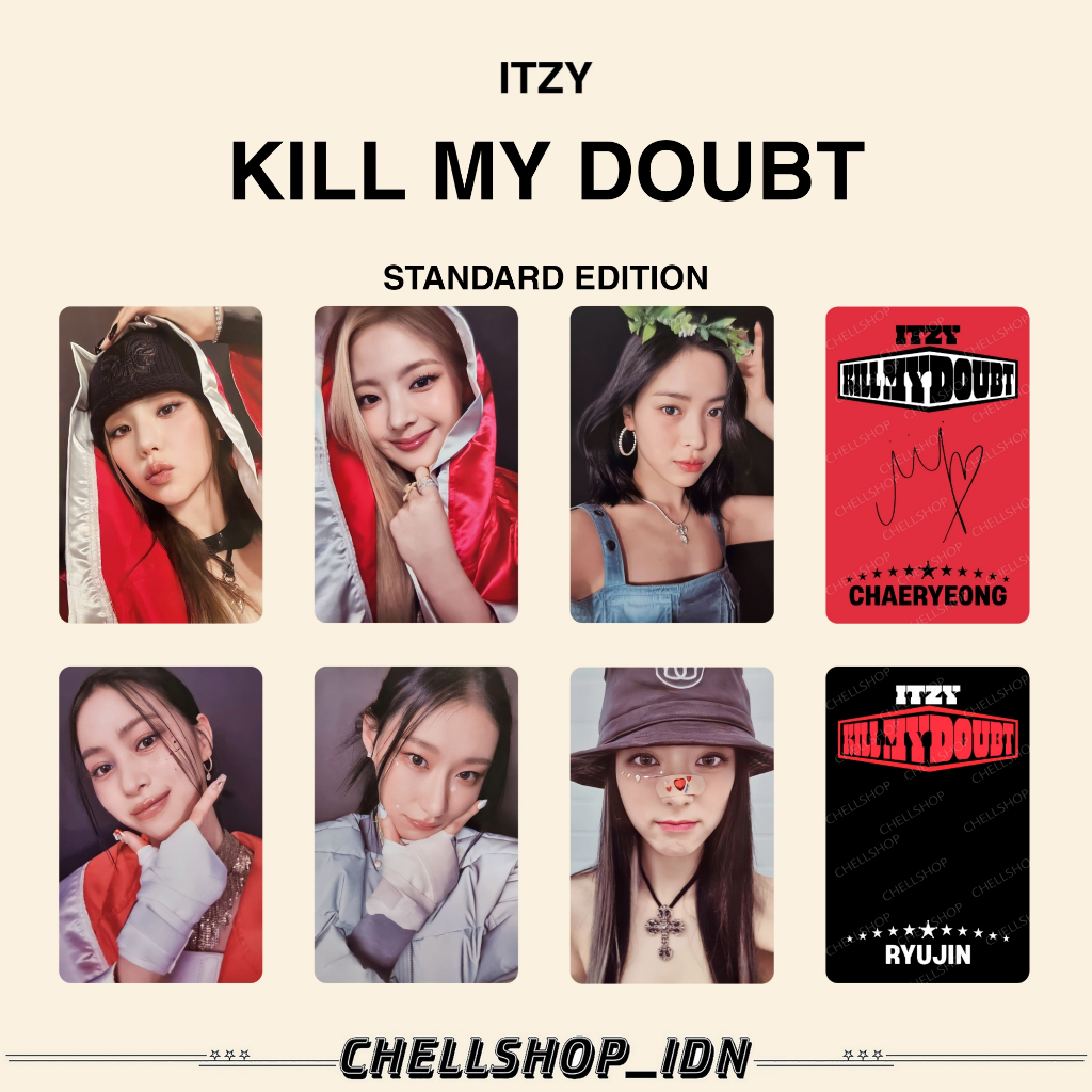 Jual Photocard Itzy Kill My Doubt Standard Version Shopee Indonesia