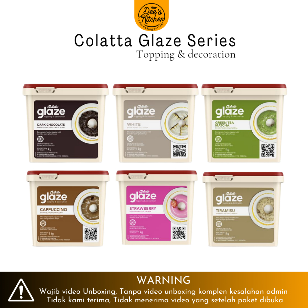 Jual COLATTA Glaze Topping & Decoration 500gr (Repack) | Shopee Indonesia