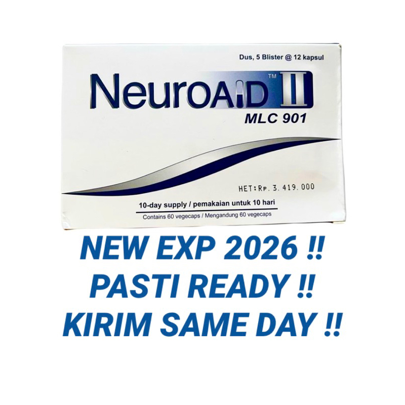 Jual Neuroaid Ii Mlc 901 Box Isi 60 Termurah Ready Shopee Indonesia