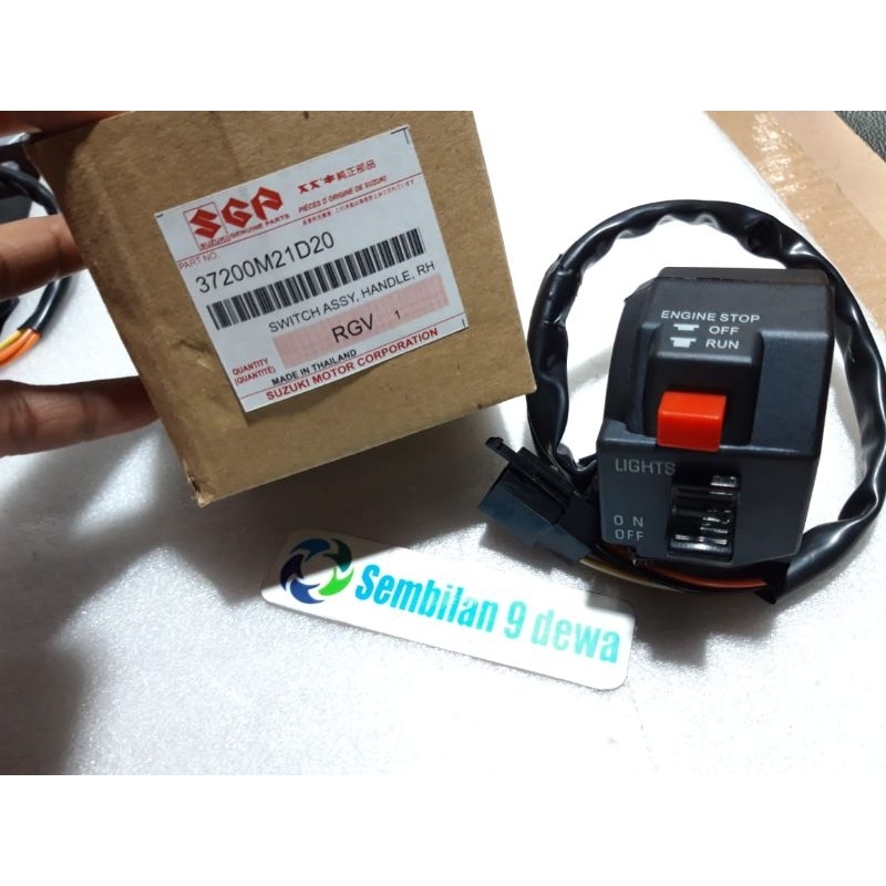 Jual Saklar Kanan Satria Tak Hiu Lumba Speed Pakai Kabel Swit Rem Asli Speed Shopee