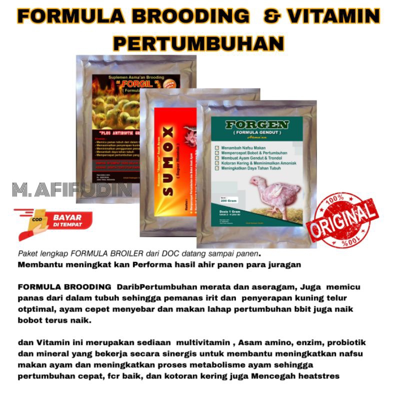 Jual 1 PAKET FORGIL - SUMOX DAN FORGEN FORMULA BRODING PLUS ...