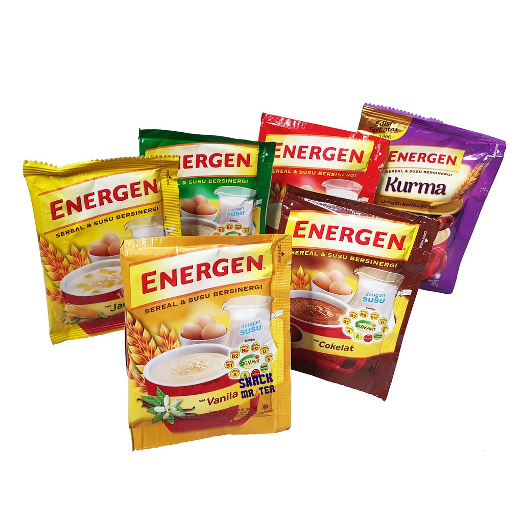 Jual Energen Sereal 10 Sachet 1 Renceng Minum Makanan Bergizi