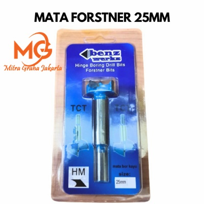Jual Mata Bor Pelubang Kayu Engsel Sendok 25mm Router TCT Forstner Bit ...