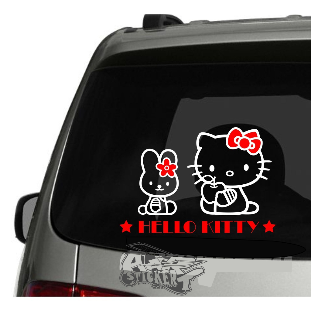 Jual STIKER BODY MOBIL- HELLO KITTY | Shopee Indonesia