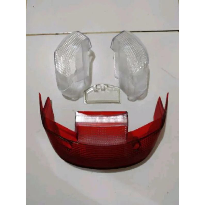 Jual Mika Kaca Lampu Stop Sen Belakang Yamaha F Zr Force Z Fizr Scorpio G Merah Shopee