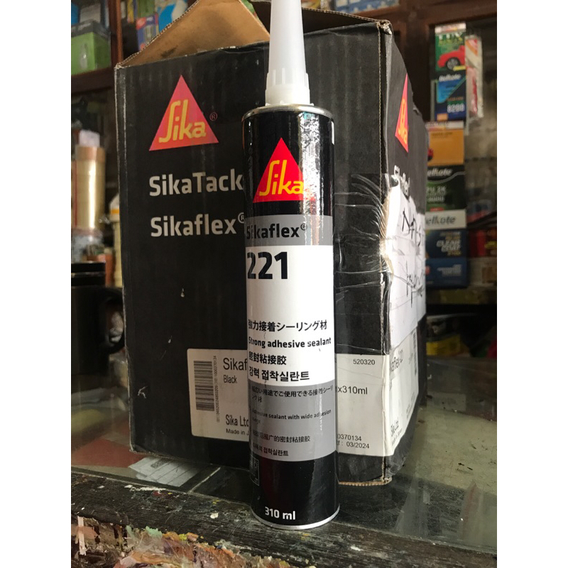 Jual Sikaflex 221 Sealant Silicone 310ml Black Shopee Indonesia