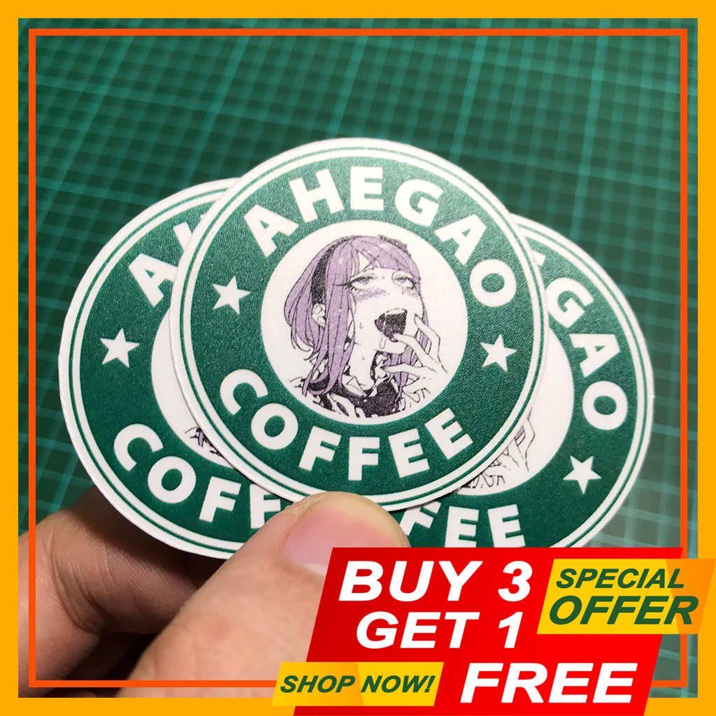 Jual Premium Sticker Ahegao Coffee | Shopee Indonesia