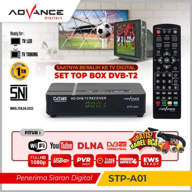 Jual Set Top Box Advance STP-A01 | Shopee Indonesia