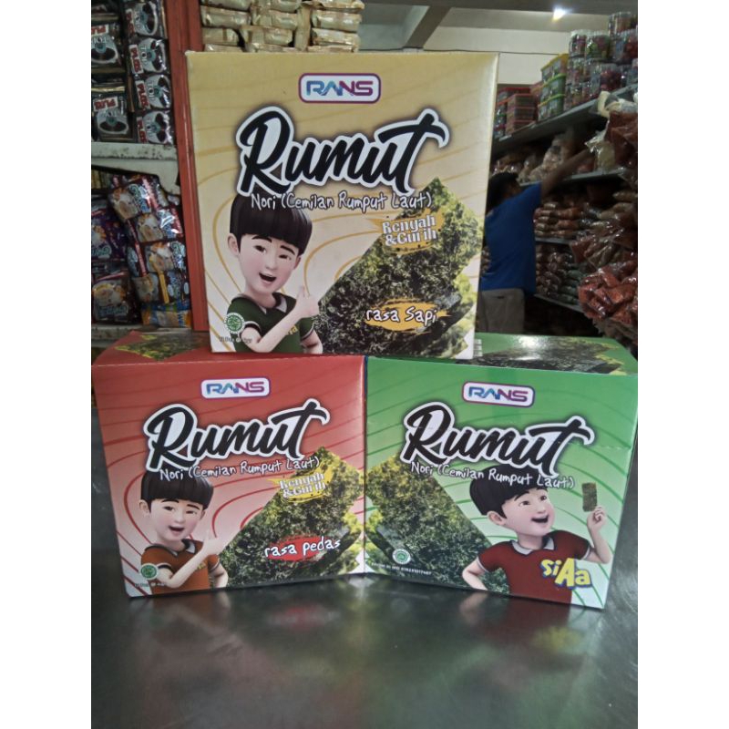 Jual Rumut Rumput Laut 4 Gram 12 Pcs Shopee Indonesia