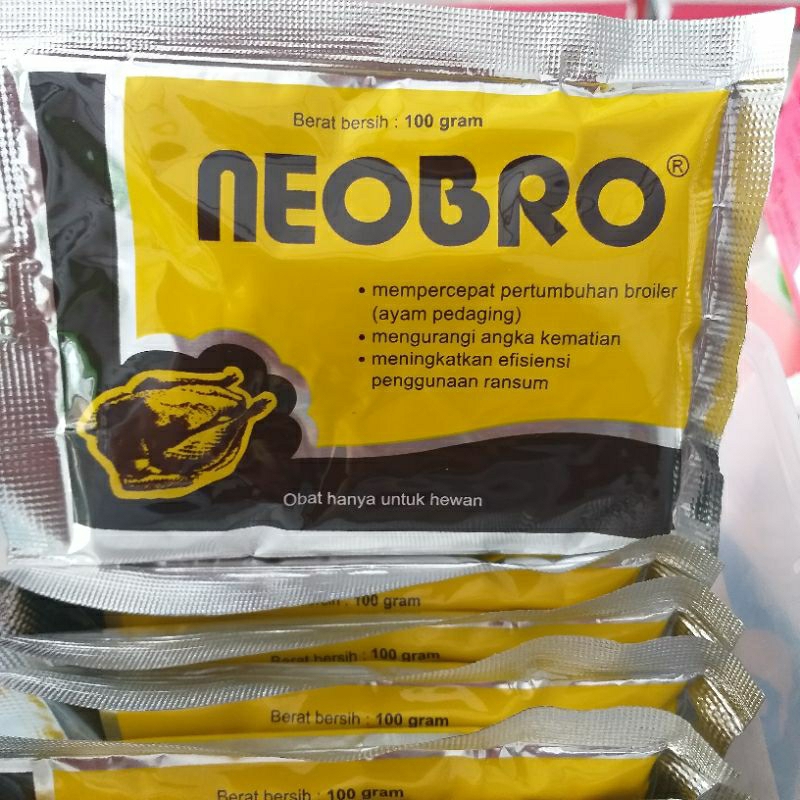 Jual Neobro 100 gr vitamin pemacu pertumbuhan unggas | Shopee Indonesia