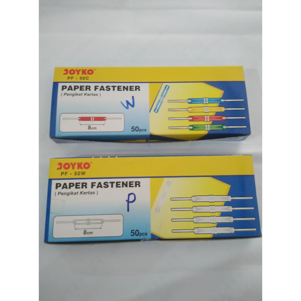 Jual Paper Fastener / Acco Plastik Joyko | Shopee Indonesia