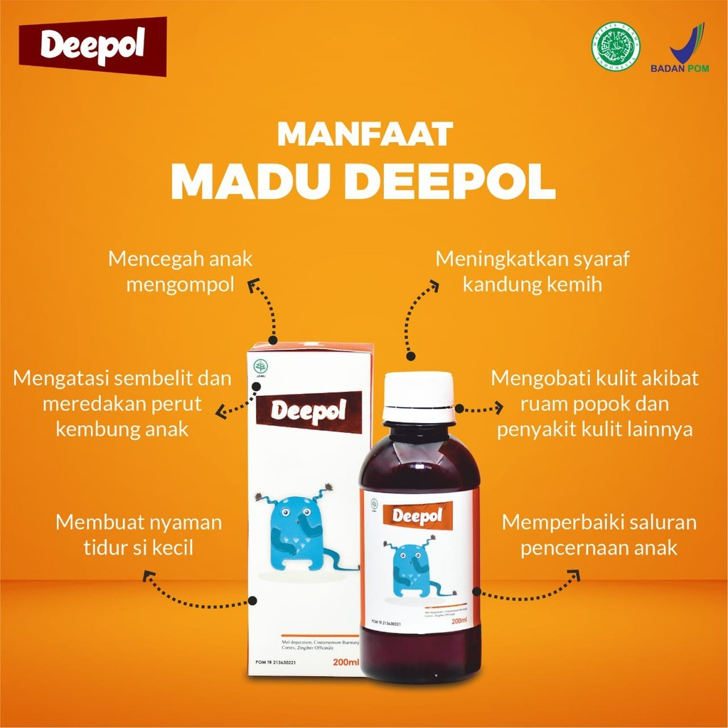 Jual Original Deepol - Madu Solusi Anak Bebas Ngompol Atasi Sembelit ...
