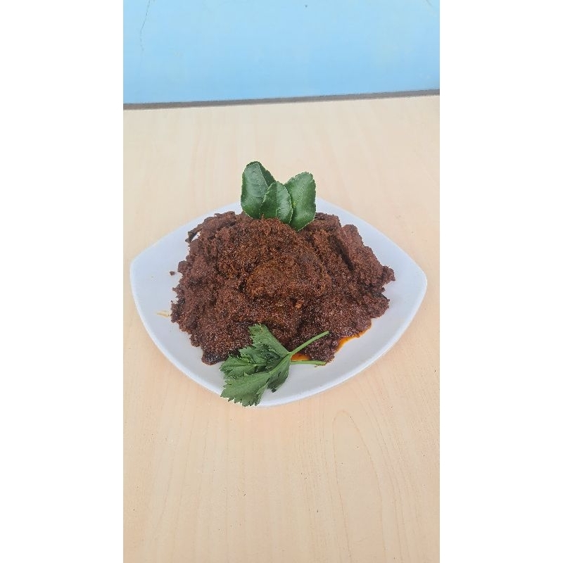 Jual rendang daging sapi mata air asli padang pariaman 350 gram (5 ...
