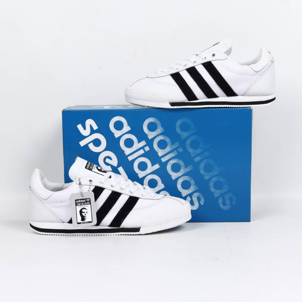 Jual (SPS) Adidas LG Spezial Liam Gallagher White Black | Shopee Indonesia