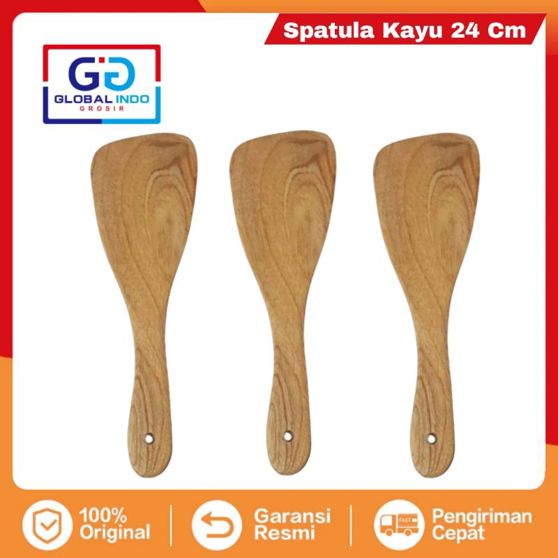 Jual Spatula Kayu 24 Cm Spatula Teflon Sutil kayu/sendok kayu/sodet