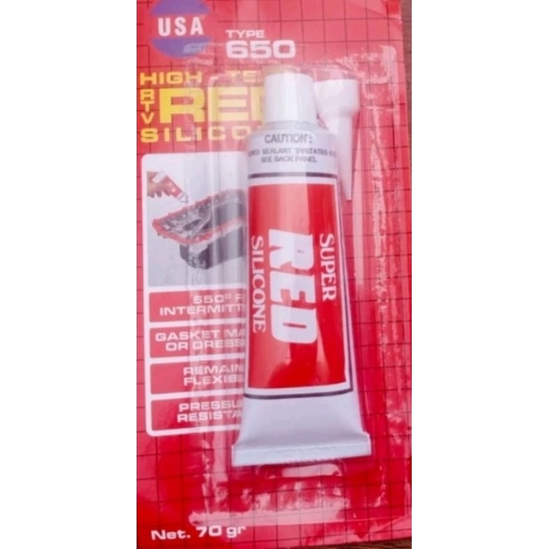 Jual LEM SILICONE RED LEM MERAH USA 70GR | Shopee Indonesia